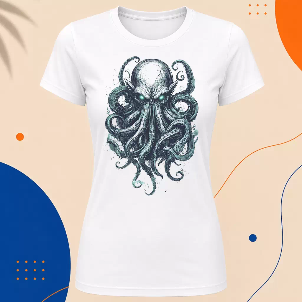 Dámské tričko - Cthulhu – Křídla šílenství